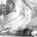 Infrarroja - La imagen se actualiza varias veces al da. La leyenda indica el satlite (NOAA 12, 14  15), el nmero de la rbita, la fecha (ao/mes/da), la hora UTC (h/m/s) el canal (1 y 2: visible; 3, 4 y 5: infrarrojo)